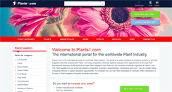 Desktop Screenshot of plants1.com